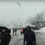 snowfall in manali